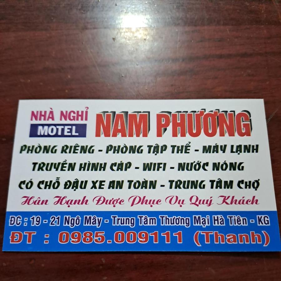 Bed and Breakfast Nha Nghi Nam Phuong Hà Tiên Exterior foto